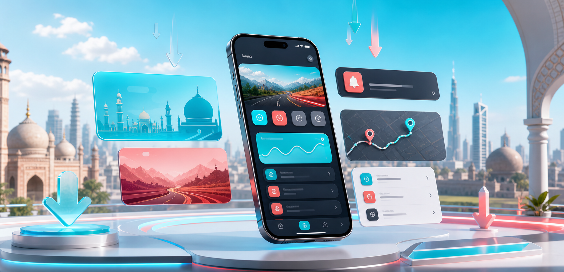 mobile route dashboard account access